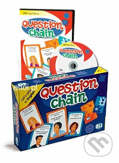 Společenská hra: Let´s Play in English: Question Chain Game Box and Digital Edition (Eli). Eli, 2012 Společenská hra: Let´s Play in English: Question Chain Game Box and Digital Edition (Eli). Eli, 2012