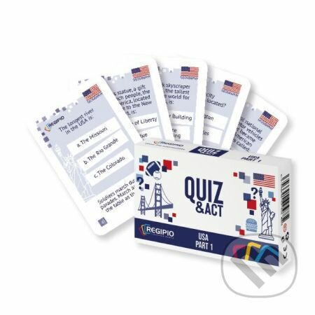 Společenská hra: QUIZ & ACT USA Part 1 (Regipio). Regipio Společenská hra: QUIZ & ACT USA Part 1 (Regipio). Regipio