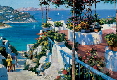 Puzzle: Balkón v Ponze (Howard Behrens). Educa Puzzle: Balkón v Ponze (Howard Behrens). Educa