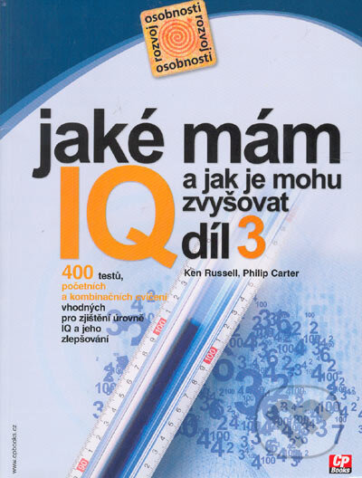 Kniha: Jaké mám IQ? A jak je mohu zvyšovat? (3. diel) (Ken Russell a Philip Carter). Computer Press, 2004 Kniha: Jaké mám IQ? A jak je mohu zvyšovat? (3. diel) (Ken Russell a Philip Carter). Computer Press, 2004