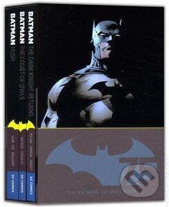 Kniha: Batman 75th Anniversary (Box Set) (Scott Snyder, Frank Miller a kolektív). DC Comics, 2014 Kniha: Batman 75th Anniversary (Box Set) (Scott Snyder, Frank Miller a kolektív). DC Comics, 2014