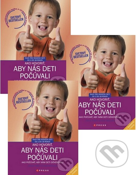 Kniha: 3 x Ako hovoriť, aby nás deti počúvali (Adele Faber a Elaine Mazlish). CPRESS, 2013 Kniha: 3 x Ako hovoriť, aby nás deti počúvali (Adele Faber a Elaine Mazlish). CPRESS, 2013