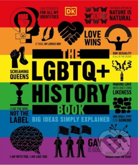 Kniha: The LGBTQ + History Book (Autorský kolektív). Dorling Kindersley, 2023 Kniha: The LGBTQ + History Book (Autorský kolektív). Dorling Kindersley, 2023