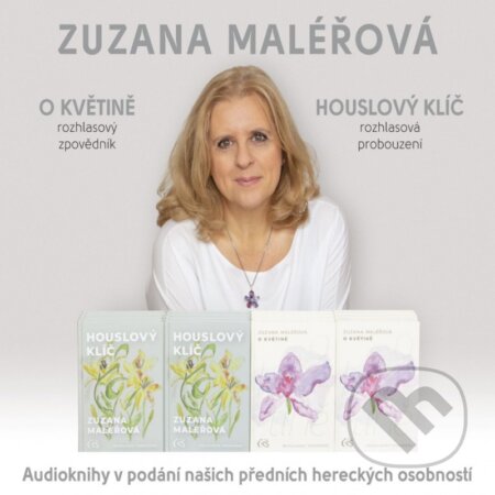 Audiokniha: O květině / Houslový klíč (Zuzana Maléřová). Radioservis, 2023 Audiokniha: O květině / Houslový klíč (Zuzana Maléřová). Radioservis, 2023