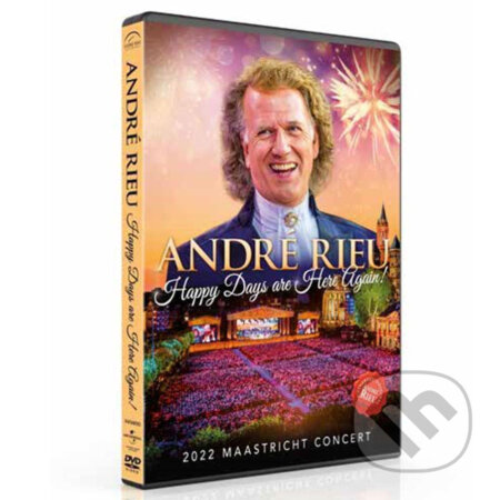 Film: André Rieu: Happy Days Are Here Again (André Rieu) (DVD). Hudobné albumy, 2023 Film: André Rieu: Happy Days Are Here Again (André Rieu) (DVD). Hudobné albumy, 2023