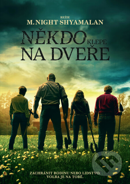 Film: Někdo klepe na dveře (M. Night Shyamalan) (DVD). Universal Pictures, 2023 Film: Někdo klepe na dveře (M. Night Shyamalan) (DVD). Universal Pictures, 2023