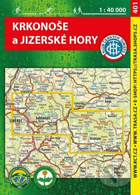 Krkonoše a Jizerské hory 1:40 000 (Klub českých turistů). Klub českých turistů, 2018 Krkonoše a Jizerské hory 1:40 000 (Klub českých turistů). Klub českých turistů, 2018
