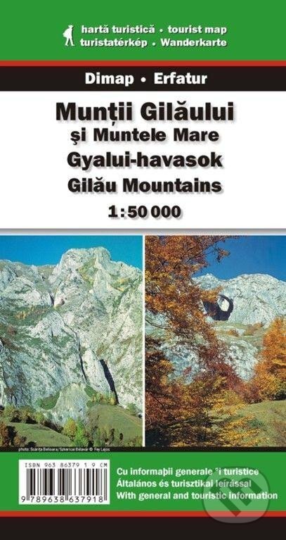 Muntii Gilaului 1:50 000 DIM / turistická mapa, Instituto Geografico De Agostini