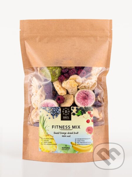 Kávy a čaje: Fitnes mix - 6 druhov ovocia mix (Brix). Brix, 2023 Kávy a čaje: Fitnes mix - 6 druhov ovocia mix (Brix). Brix, 2023