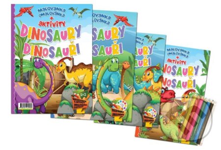 Kniha: Dinosaury/Dinosauři: Maľovanka + aktivity - komplet (Foni book). Foni book, 2023 Kniha: Dinosaury/Dinosauři: Maľovanka + aktivity - komplet (Foni book). Foni book, 2023
