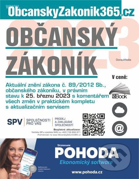 E-kniha: Občanský zákoník 2023 s komentářem změn (Autorský kolektív). DonauMedia E-kniha: Občanský zákoník 2023 s komentářem změn (Autorský kolektív). DonauMedia