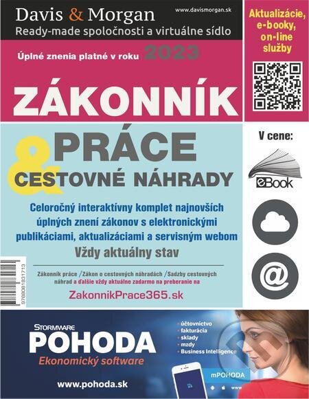 E-kniha: Zákonník práce a Cestovné náhrady 2023 SR (Autorský kolektív). DonauMedia E-kniha: Zákonník práce a Cestovné náhrady 2023 SR (Autorský kolektív). DonauMedia