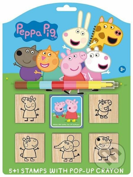 Prasátko Peppa - Razítka 5+1 s voskovou (Jiří Models). Jiří Models, 2023 Prasátko Peppa - Razítka 5+1 s voskovou (Jiří Models). Jiří Models, 2023