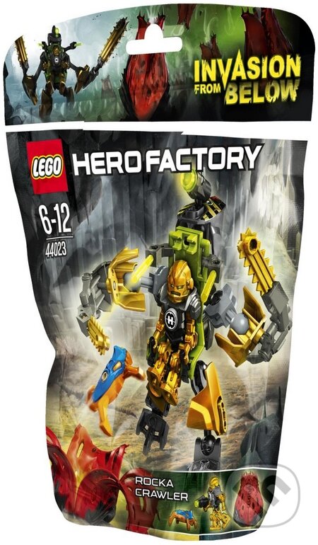 Spoločenská hra: LEGO Hero Factory 44023 Pásový automobil ROCKA (LEGO). LEGO, 2014 Spoločenská hra: LEGO Hero Factory 44023 Pásový automobil ROCKA (LEGO). LEGO, 2014
