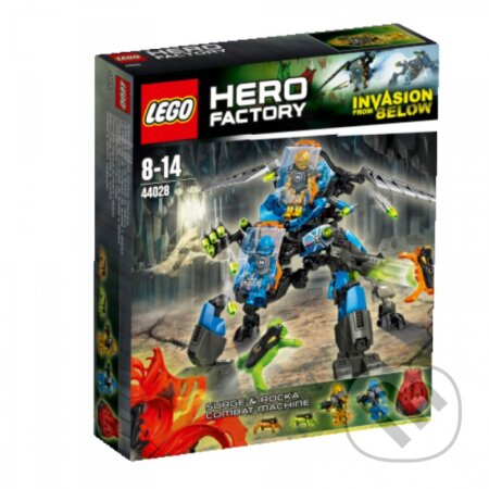 Spoločenská hra: LEGO Hero Factory 44028 Bojový stroj SURGE a ROCKA (LEGO). LEGO, 2014 Spoločenská hra: LEGO Hero Factory 44028 Bojový stroj SURGE a ROCKA (LEGO). LEGO, 2014