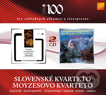 Hudobné CD: Sláčikové kvartetá: Slovenské kvarteto & Moyzesovo kvarteto (Forza Music). Forza Music, 2014 Hudobné CD: Sláčikové kvartetá: Slovenské kvarteto & Moyzesovo kvarteto (Forza Music). Forza Music, 2014