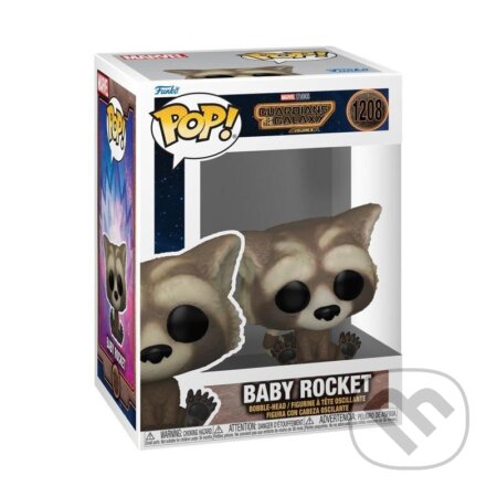 Funko POP Movies: Guardians of the Galaxy 3 - Baby Rocket (Funko). Funko, 2023 Funko POP Movies: Guardians of the Galaxy 3 - Baby Rocket (Funko). Funko, 2023