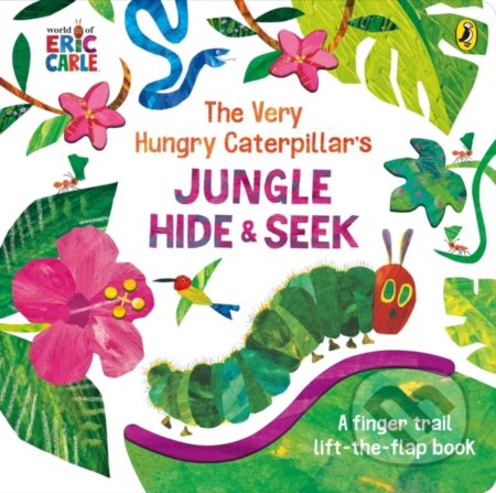 Kniha: The Very Hungry Caterpillar's Jungle Hide and Seek (Eric Carle). Puffin Books, 2023 Kniha: The Very Hungry Caterpillar's Jungle Hide and Seek (Eric Carle). Puffin Books, 2023