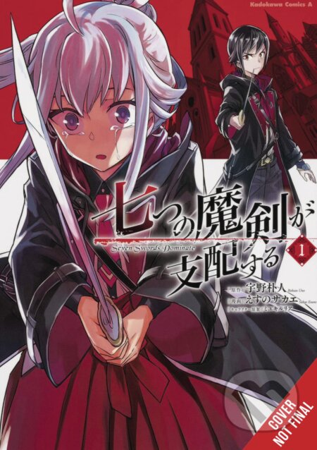 Kniha: Reign of the Seven Spellblades, Vol. 1 (manga) (Ruria Miyuki). Yen Press, 2021 Kniha: Reign of the Seven Spellblades, Vol. 1 (manga) (Ruria Miyuki). Yen Press, 2021