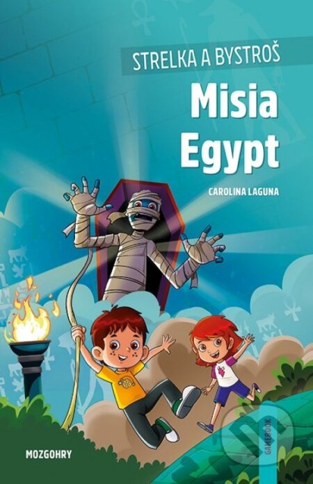 Kniha: Strelka a Bystroš: Misia Egypt (gamebook) (Carolina Laguna). Lingea, 2023 Kniha: Strelka a Bystroš: Misia Egypt (gamebook) (Carolina Laguna). Lingea, 2023