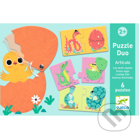 Puzzle: Puzzle duo Articulo: Zábavné vajíčka (Djeco). Djeco, 2023 Puzzle: Puzzle duo Articulo: Zábavné vajíčka (Djeco). Djeco, 2023