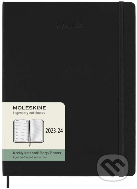 Moleskine – 18-mesačný čierny plánovací diár 2023/2024 (Moleskine). Moleskine, 2023 Moleskine – 18-mesačný čierny plánovací diár 2023/2024 (Moleskine). Moleskine, 2023