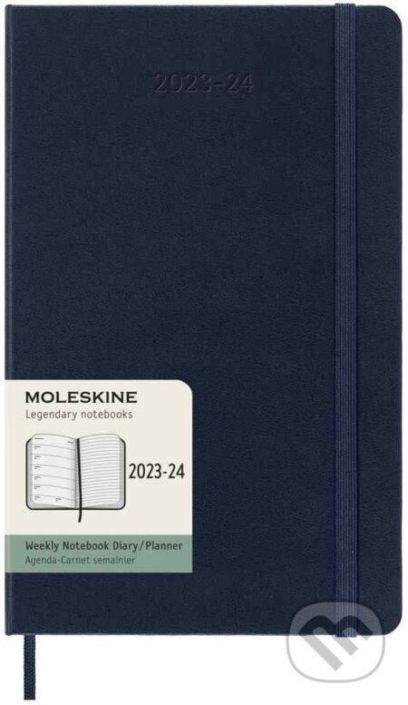Moleskine – 18-mesačný modrý plánovací diár 2023/2024, Moleskine, 2023