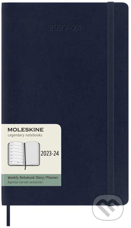 Moleskine – 18-mesačný modrý plánovací diár 2023/2024, Moleskine, 2023