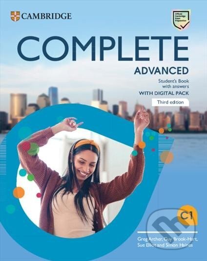 Kniha: Complete Advanced Student´s Book with Answers with Digital Pack, 3rd edition (Greg Archer, Guy Brook-Hart, Simon Haines a Sue Elliott). Cambridge University Press, 2023 Kniha: Complete Advanced Student´s Book with Answers with Digital Pack, 3rd edition (Greg Archer, Guy Brook-Hart, Simon Haines a Sue Elliott). Cambridge University Press, 2023