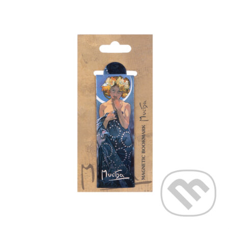 Magnetická záložka Alfons Mucha – Luna (Notique). Notique, 2023 Magnetická záložka Alfons Mucha – Luna (Notique). Notique, 2023