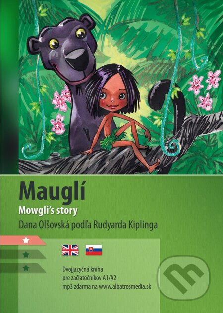 Kniha: Mauglí A1/A2 (Dana Olšovská). Lindeni, 2023 Kniha: Mauglí A1/A2 (Dana Olšovská). Lindeni, 2023