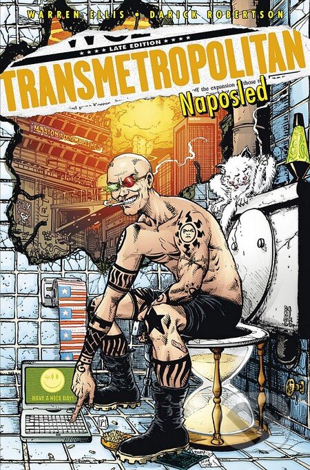 Kniha: Transmetropolitan: Naposled (Darick Robertson a Warren Ellis). BB/art, 2014 Kniha: Transmetropolitan: Naposled (Darick Robertson a Warren Ellis). BB/art, 2014
