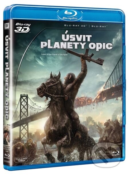 Film: Úsvit planety opic 3D (Matt Reeves) (Blu-ray3D). Bonton Film, 2014 Film: Úsvit planety opic 3D (Matt Reeves) (Blu-ray3D). Bonton Film, 2014
