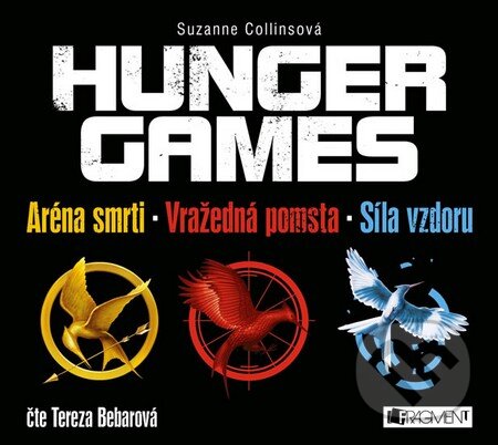 Audiokniha: Hunger Games - komplet (Suzanne Collins). Nakladatelství Fragment, 2014 Audiokniha: Hunger Games - komplet (Suzanne Collins). Nakladatelství Fragment, 2014