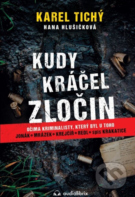 Kniha: Kudy kráčel zločin (Hana Hlušičková a Karel Tichý). Audiolibrix, 2023 Kniha: Kudy kráčel zločin (Hana Hlušičková a Karel Tichý). Audiolibrix, 2023