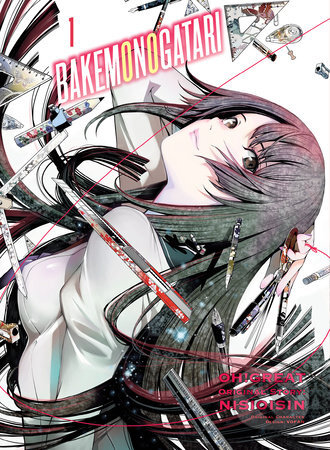 Kniha: Bakemonogatari 1 (Ishin Nishio). Vertical, 2019 Kniha: Bakemonogatari 1 (Ishin Nishio). Vertical, 2019