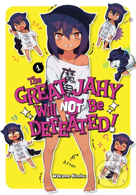 Kniha: The Great Jahy Will Not Be Defeated! 1 (Wakame Konbu). Square Enix, 2021 Kniha: The Great Jahy Will Not Be Defeated! 1 (Wakame Konbu). Square Enix, 2021