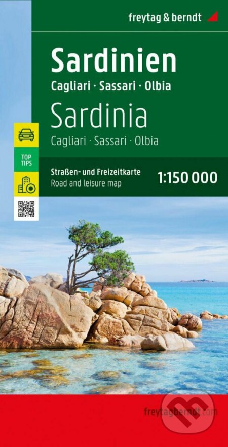 Sardinie 1:150 000 / automapa (freytag&berndt). freytag&berndt, 2023 Sardinie 1:150 000 / automapa (freytag&berndt). freytag&berndt, 2023