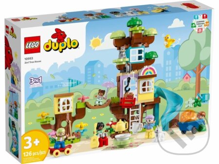Spoločenská hra: LEGO® DUPLO® 19093 Domček na strome 3 v 1 (LEGO). LEGO, 2023 Spoločenská hra: LEGO® DUPLO® 19093 Domček na strome 3 v 1 (LEGO). LEGO, 2023