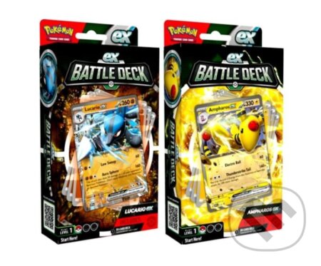 Spoločenská hra: Pokémon TCG: ex Battle Deck - Ampharos ex/Lucario ex (Pokemon). Pokemon, 2023 Spoločenská hra: Pokémon TCG: ex Battle Deck - Ampharos ex/Lucario ex (Pokemon). Pokemon, 2023