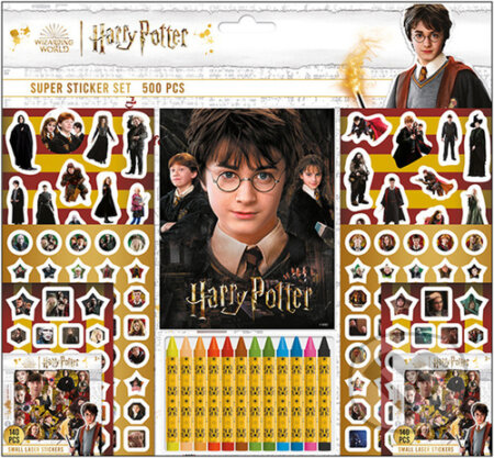 Kniha: Samolepkový set s voskovkami 500 ks Harry Potter (Jiří Models). Jiří Models, 2023 Kniha: Samolepkový set s voskovkami 500 ks Harry Potter (Jiří Models). Jiří Models, 2023