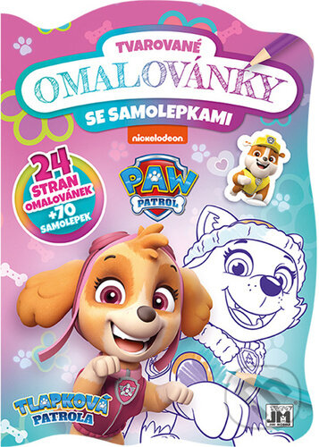 Kniha: Tvarované omalovánky Tlapková patrola (Jiří Models). Jiří Models, 2023 Kniha: Tvarované omalovánky Tlapková patrola (Jiří Models). Jiří Models, 2023