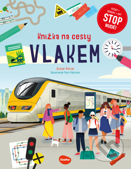 Kniha: Knížka na cesty vlakem (Steve Martin). Ella & Max, 2023 Kniha: Knížka na cesty vlakem (Steve Martin). Ella & Max, 2023