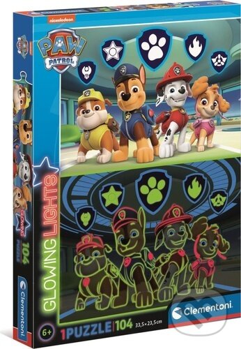 Puzzle: Svíticí puzzle Tlapková patrola (Clementoni). Clementoni, 2023 Puzzle: Svíticí puzzle Tlapková patrola (Clementoni). Clementoni, 2023