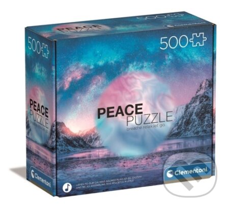 Puzzle: Peace puzzle Světle modrá (Clementoni). Clementoni, 2023 Puzzle: Peace puzzle Světle modrá (Clementoni). Clementoni, 2023