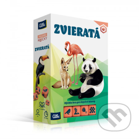 Spoločenská hra: Múdre kocky - Zvieratá (Albi). Albi, 2023 Spoločenská hra: Múdre kocky - Zvieratá (Albi). Albi, 2023