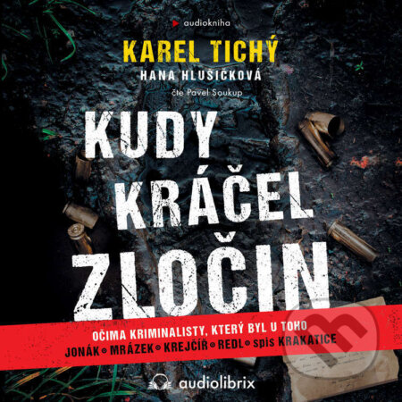 Audiokniha: Kudy kráčel zločin (Jana Hlušičková a Karel Tichý). Audiolibrix, 2023 Audiokniha: Kudy kráčel zločin (Jana Hlušičková a Karel Tichý). Audiolibrix, 2023