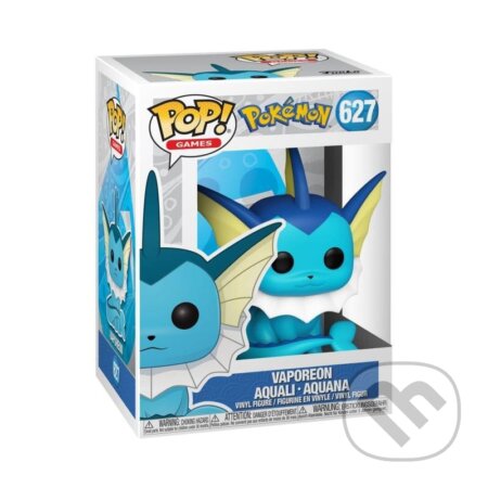 Funko POP Games: Pokémon - Vaporeon (Funko). Funko, 2023 Funko POP Games: Pokémon - Vaporeon (Funko). Funko, 2023