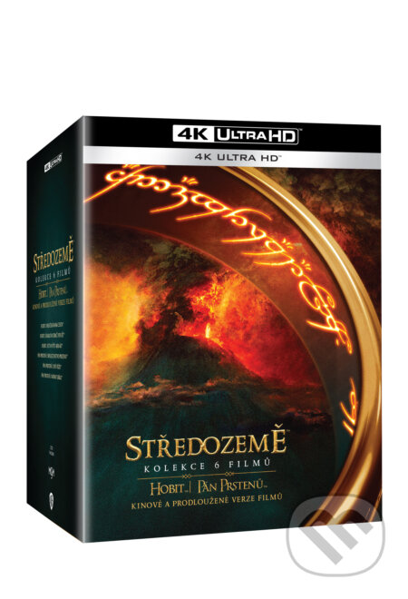 Film: Kolekce Středozemě - prodloužená a kinová verze Ultra HD Blu-ray (Magicbox) (UltraHDBlu-ray). Magicbox, 2023 Film: Kolekce Středozemě - prodloužená a kinová verze Ultra HD Blu-ray (Magicbox) (UltraHDBlu-ray). Magicbox, 2023