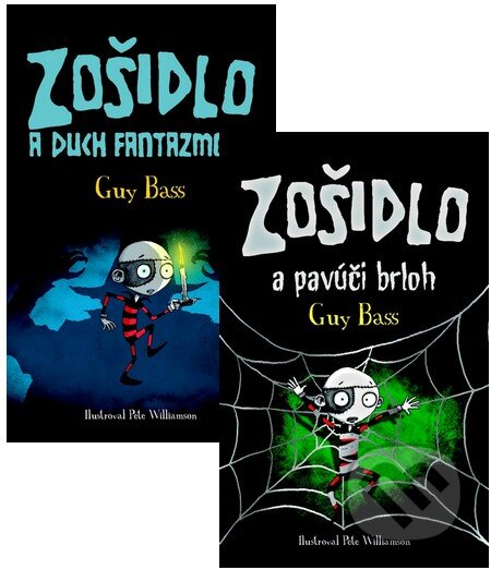 Kniha: Zošidlo a duch Fantazmoru + Zošidlo a pavúčí brloh (kolekcia dvoch titulov) (Guy Bass). Slovart Kniha: Zošidlo a duch Fantazmoru + Zošidlo a pavúčí brloh (kolekcia dvoch titulov) (Guy Bass). Slovart